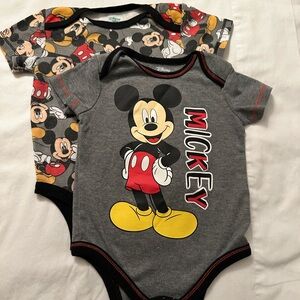 Boys 6-9 months Mickey Mouse onsie